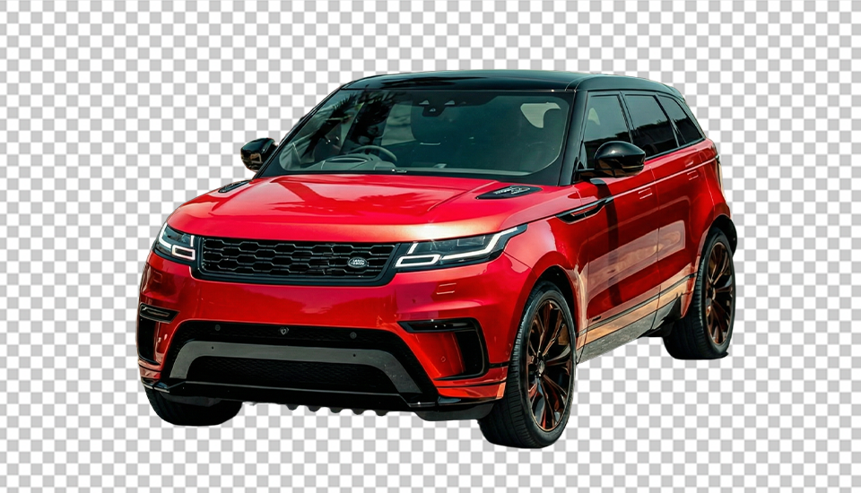 Car isolated after background removal