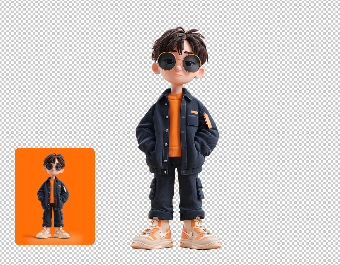 AI Background Remover example three